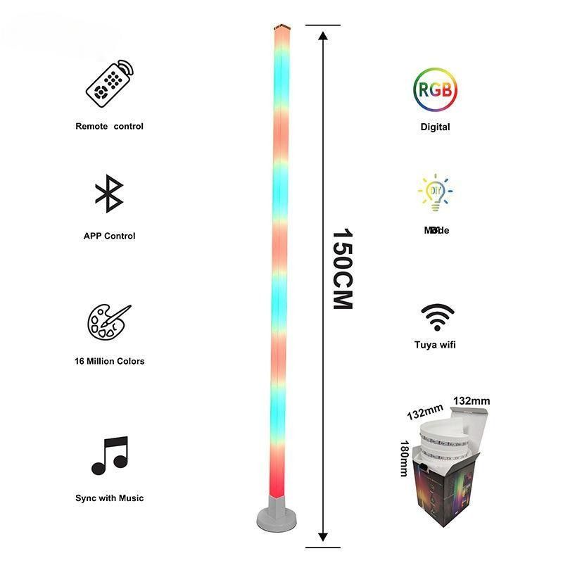 Ατμόσφαιρα 2024 Smart Home Light Rgb Led Φώτα Υπογείου με σιδερένια βάση και τηλεχειρισμό