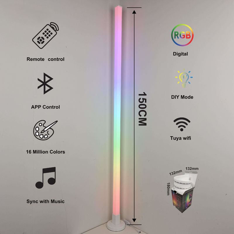 Ατμόσφαιρα 2024 Smart Home Light Rgb Led Φώτα Υπογείου με σιδερένια βάση και τηλεχειρισμό