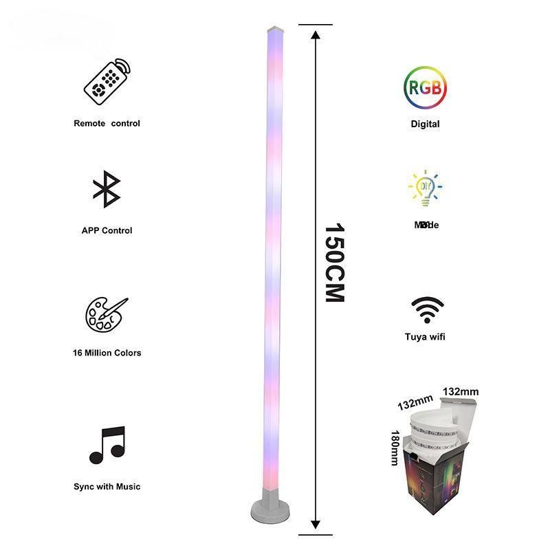 Ατμόσφαιρα 2024 Smart Home Light Rgb Led Φώτα Υπογείου με σιδερένια βάση και τηλεχειρισμό