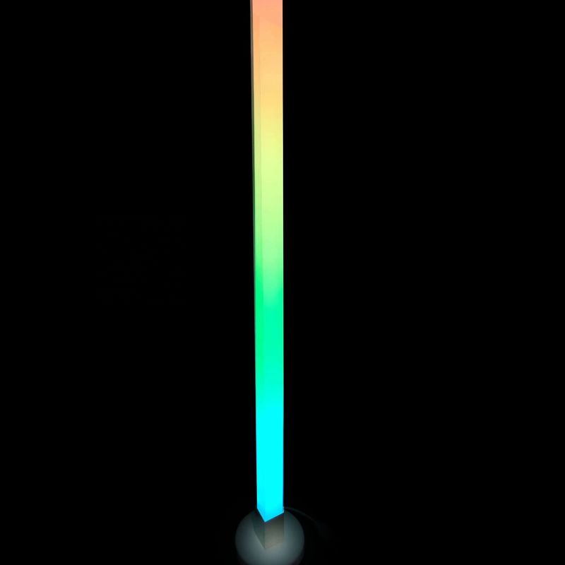 DIY App Control LED γωνιακή λάμπα δαπέδου Πολυχρωματικό φωτισμό για το υπνοδωμάτιο μπαρ Αίθουσα παιχνιδιών