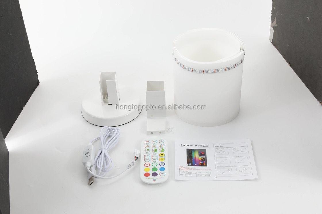 Σχεδιασμός φωτισμού και κυκλωμάτων APP Control Standing Floor Lamp για πολύχρωμη διακόσμηση σπιτιού