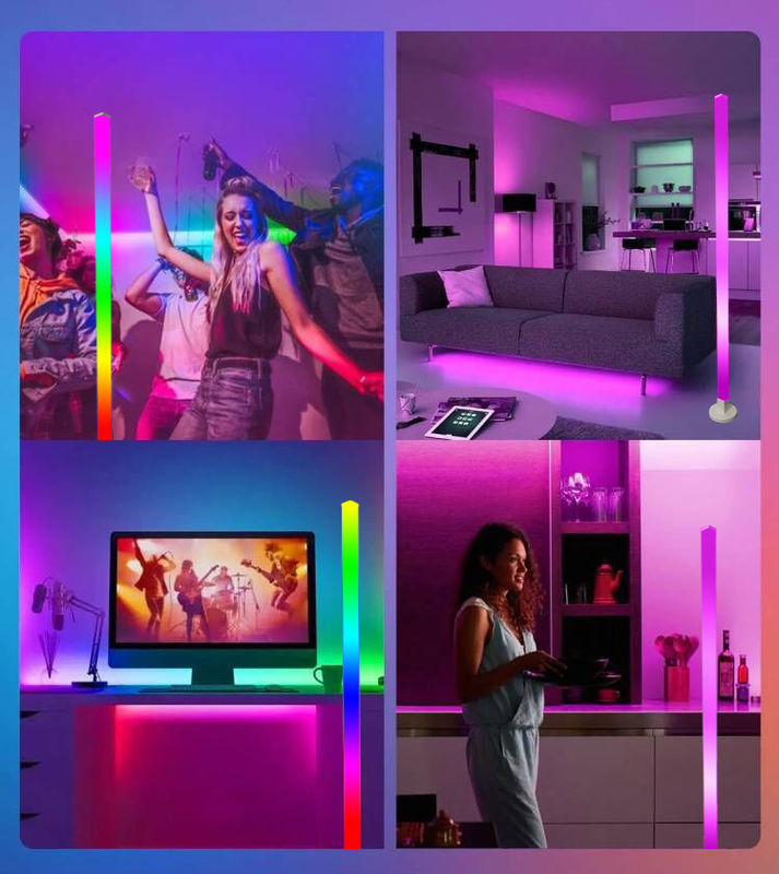 DIY Οικιακή διακόσμηση RGB φωτισμός δαπέδου με Bluetooth μουσική έλεγχο και τηλεχειριστήριο