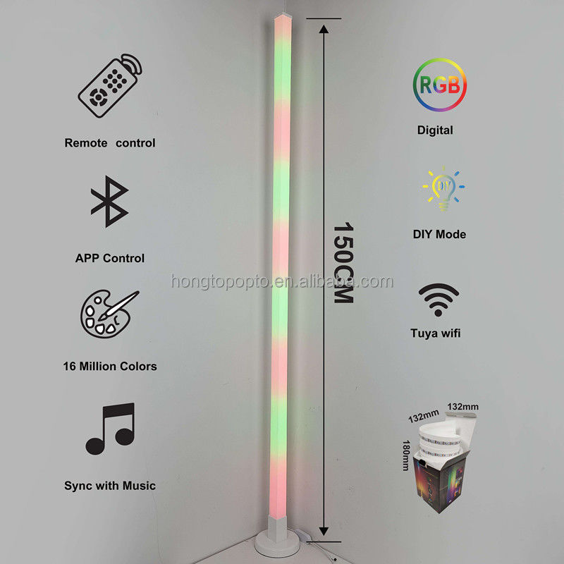 Μαγικό φωτισμό γωνίας πολύχρωμο Bluetooth LED λάμπα ατμόσφαιρας τηλεχειριστήριο για ξενοδοχείο υπνοδωμάτιο