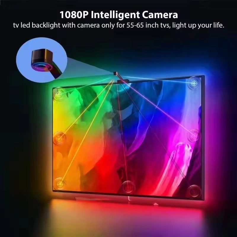 Τεχνολογία DC συνδεσιμότητας Wifi Immersion TV LED φώτα πίσω για 65-75 ίντσες Βοηθός