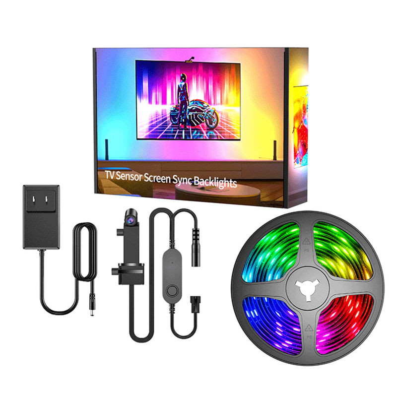 55-65 ίντσες Alexa Google Home Ambient Smart App Wifi Immersion TV LED φώτα πίσω 3.8m 12.5ft ROLL με κάμερα