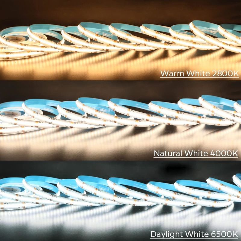 50000 ώρες διάρκεια ζωής RGBCCT COB LED Strip Light για φωτισμό καθιστικού και υπνοδωματίου