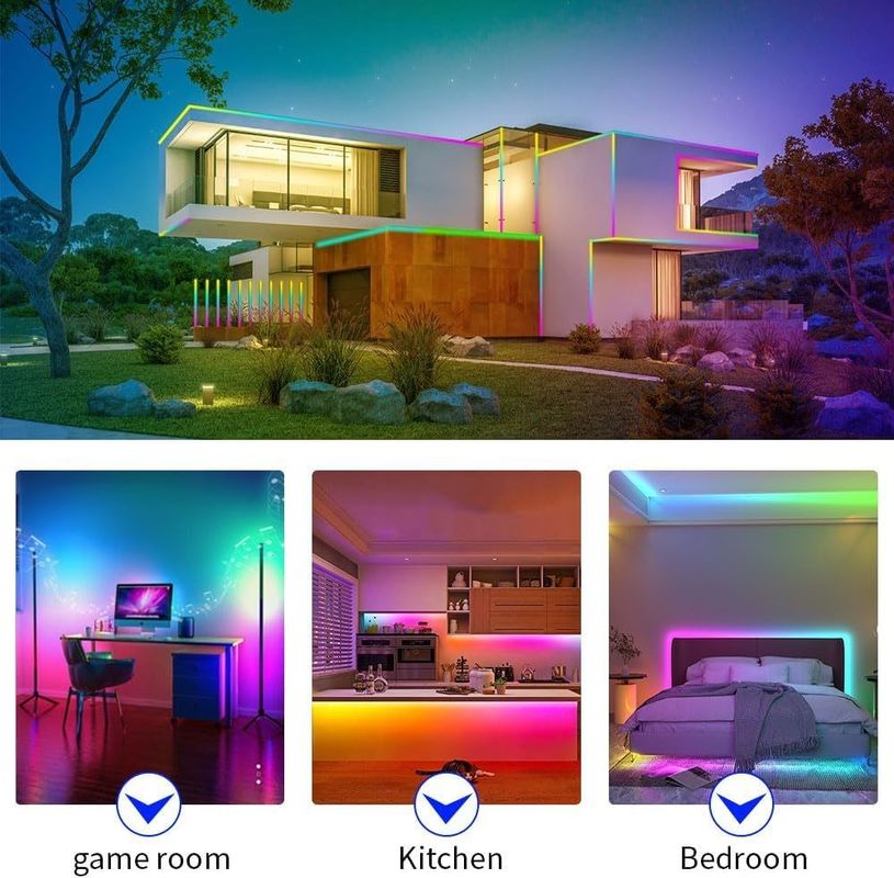 COB LED Linear Strip Light 21W/M 840leds/M DC24V Καλό RGBWW RGBW RGBCCT 3000K 6000K
