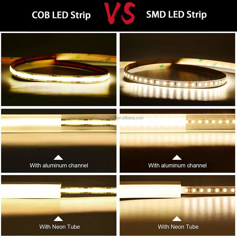 DC24V COB320 CRI80 2 χρόνια υψηλής φωτεινότητας LED ταινία για εσωτερική εξωτερική διακόσμηση