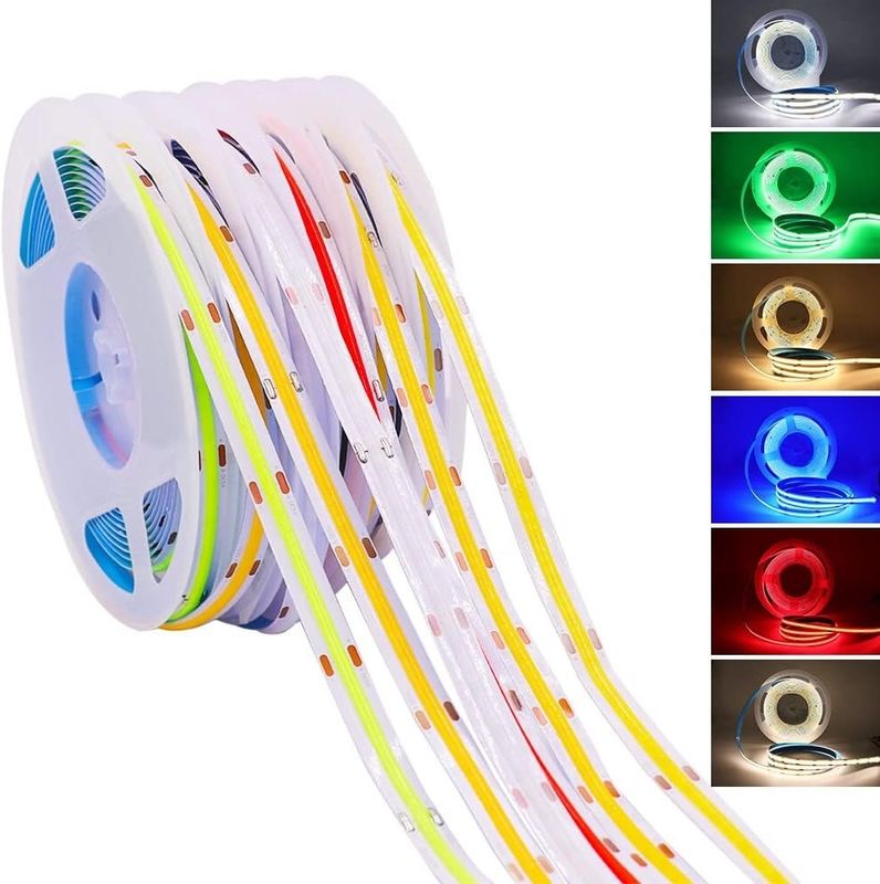 320leds/m 90Ra 5mm πλάτος 12V 24V ευέλικτο φως LED 2700K 3000K 4000K 6000K