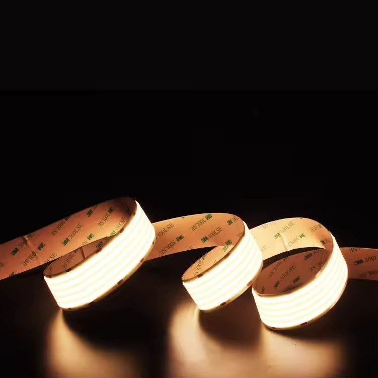 Υπερ-ευρύ 1600LEDs Ultra Wide COB LED Strip 80 Δείκτης αποδοχής χρώματος IP20 Αξιολογείται 30000 ώρες εργασίας για το έργο