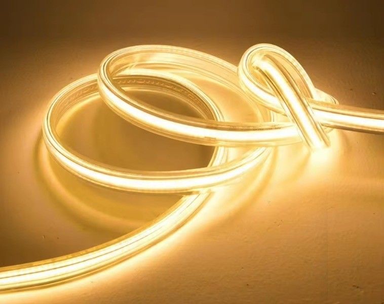 Εξωτερικό υδατοασφαλές υψηλής τάσης COB LED Strip Light με βαθμολογία IP65 και CRI Ra 80