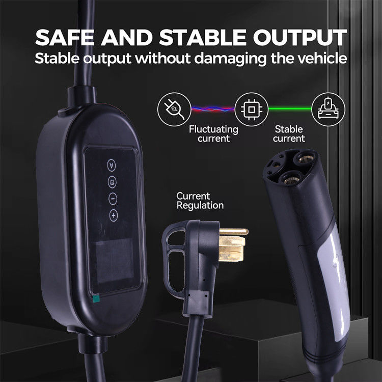 3.7KW Type 2 EV Charger με LCD δείκτη φωτός και καλώδιο 4,5M
